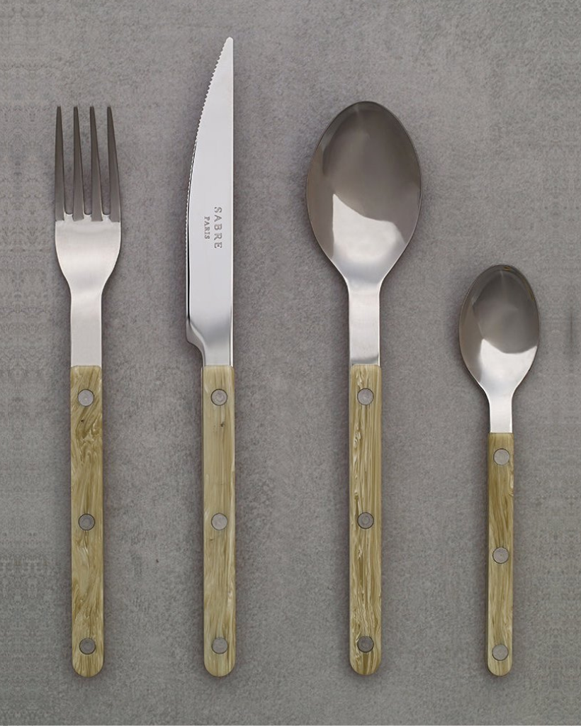 Sabre Bistrot Horn cutlery 24 pieces