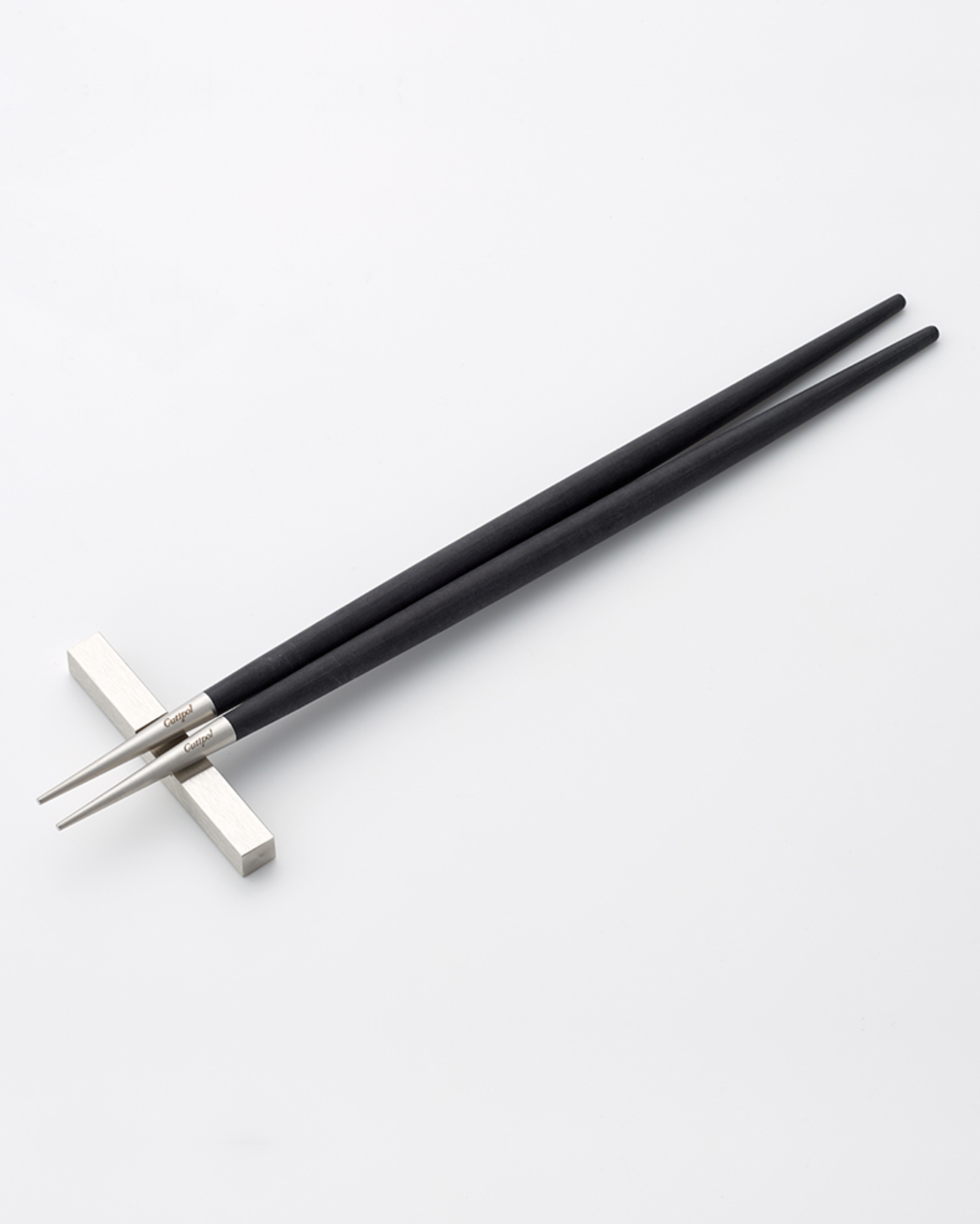 Palillos chinos Cutipol Goa Black - 2 pz + soporte