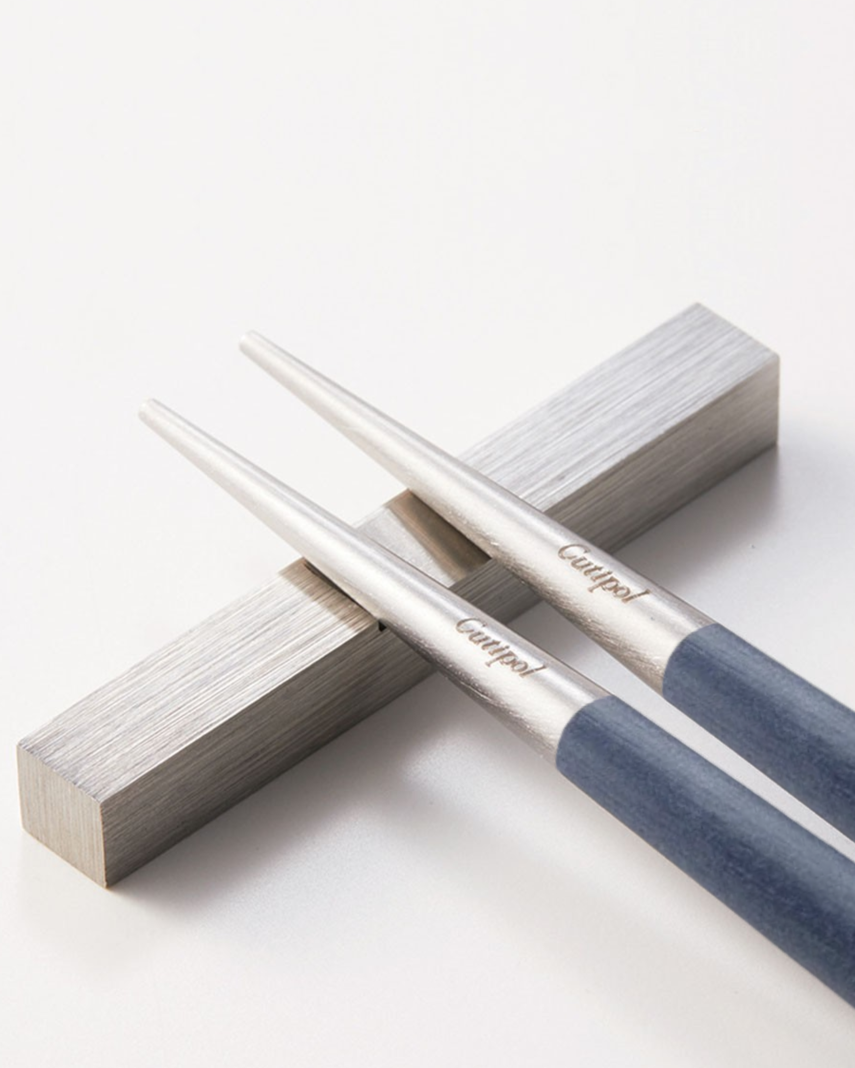 Palillos chinos Cutipol Goa Blue - 2 pz + soporte