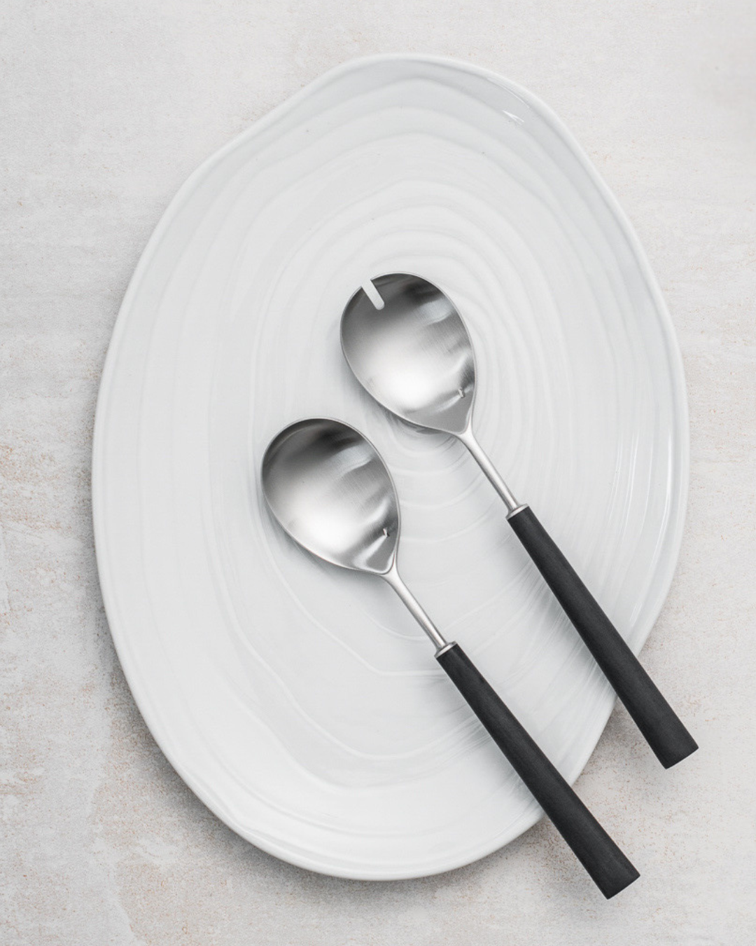 Salad Serving Set Cutipol Ebony