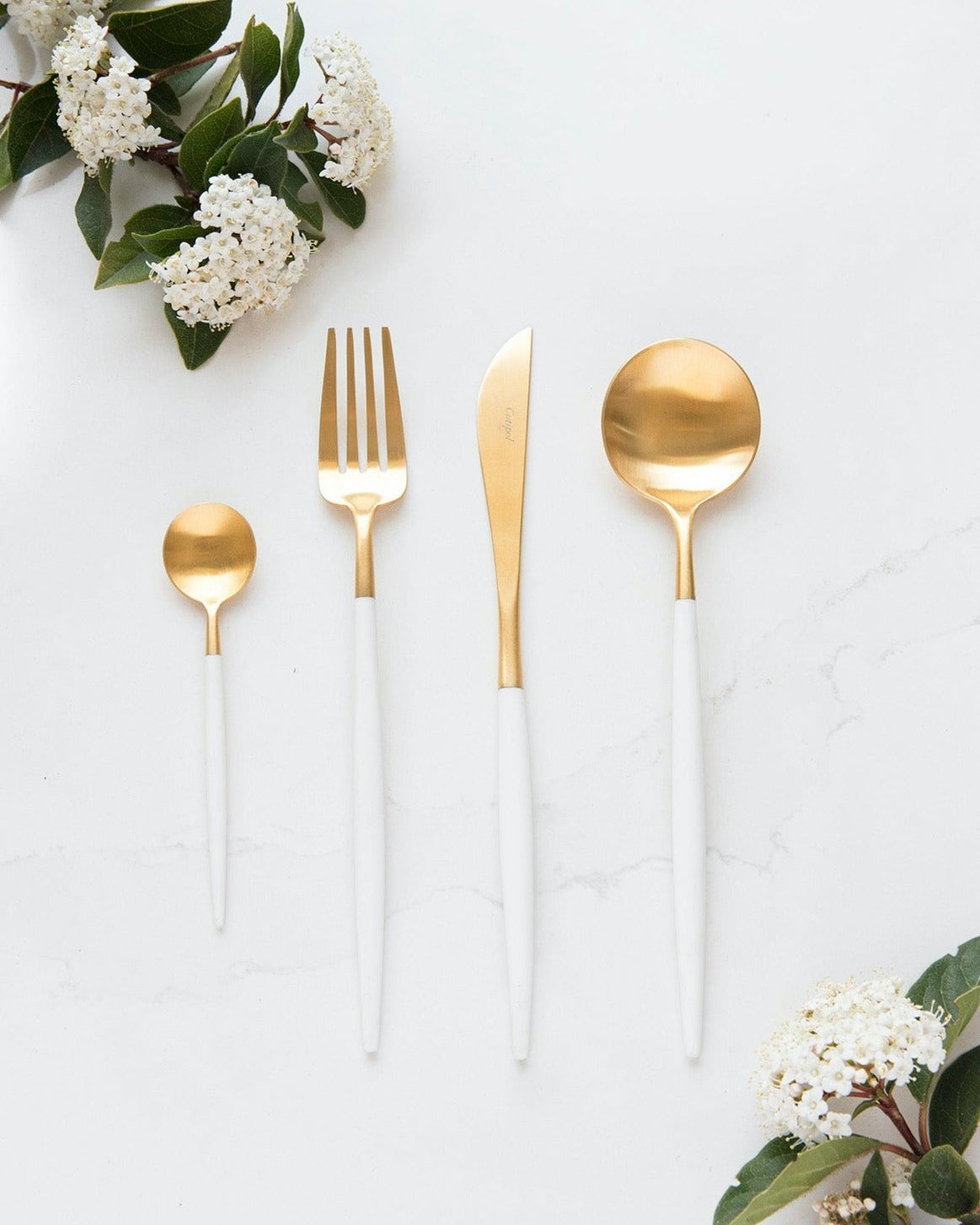 Cutipol Goa White Gold Cutlery Set - 24 Piece