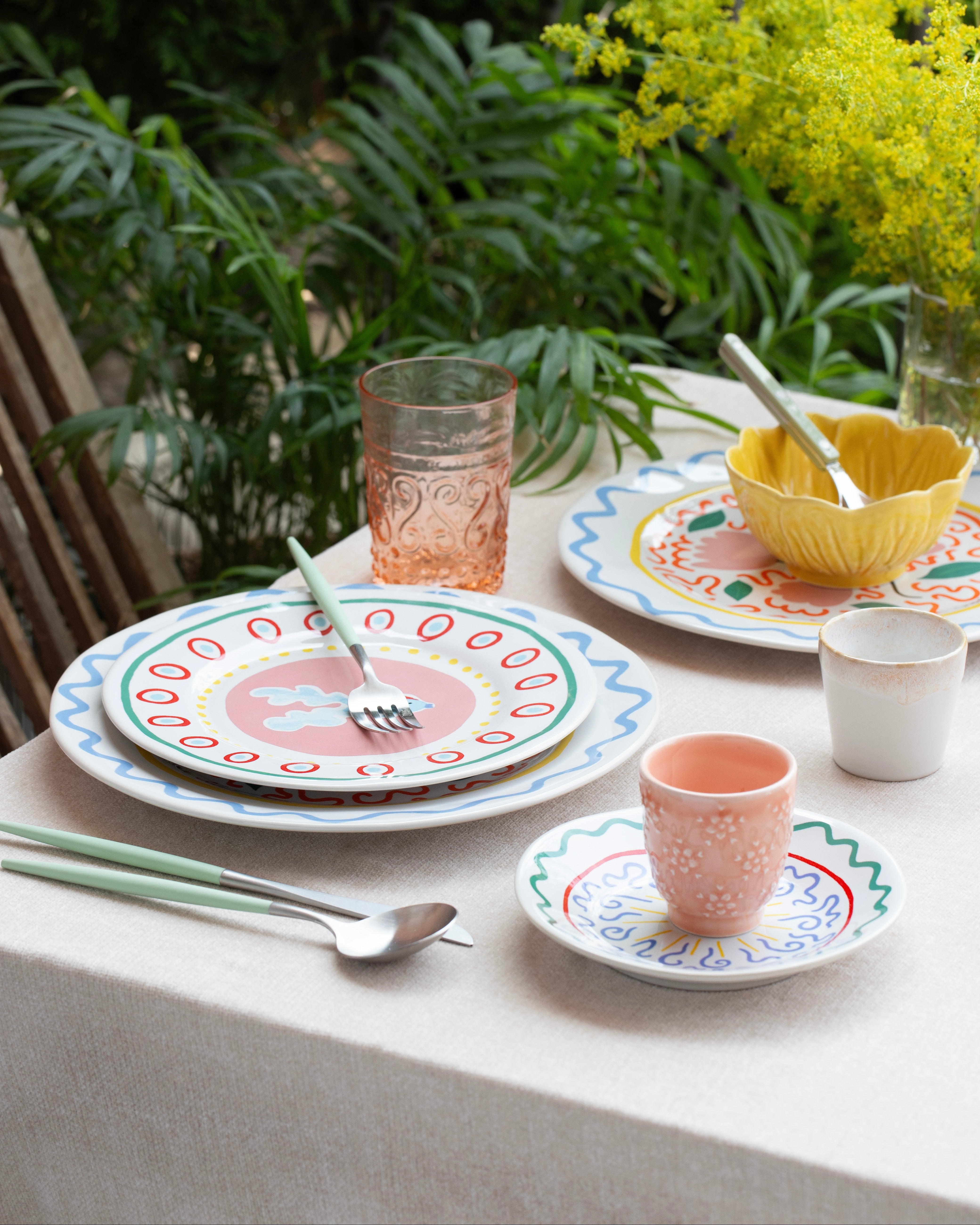 Cubertería 4 piezas Cutipol Goa Celadon