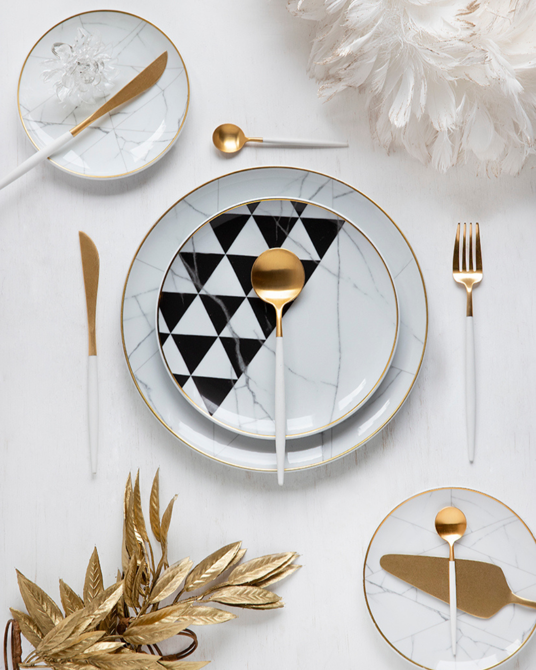 Cutipol Goa White Gold Cutlery Set - 24 Piece 