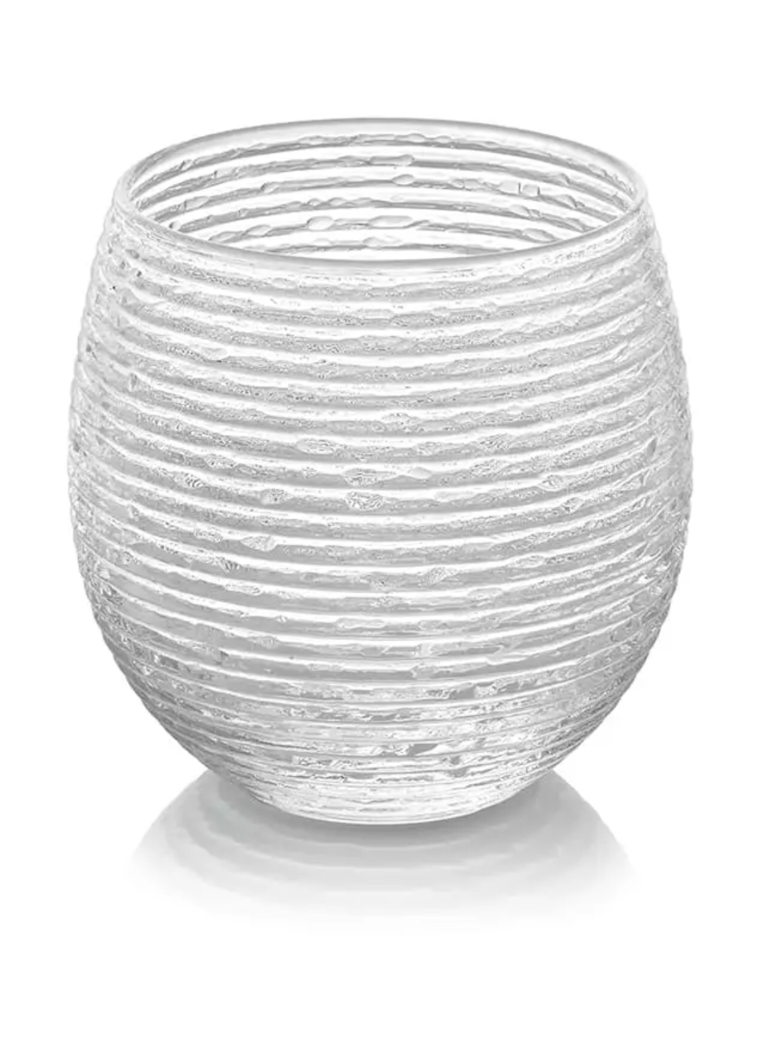 Set 6 glasses + Jug Reeded