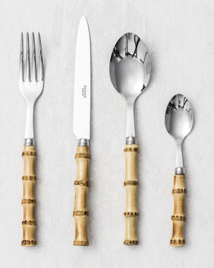 Sabre Paris Panda Bambu Cutlery Set - 24 Piece -