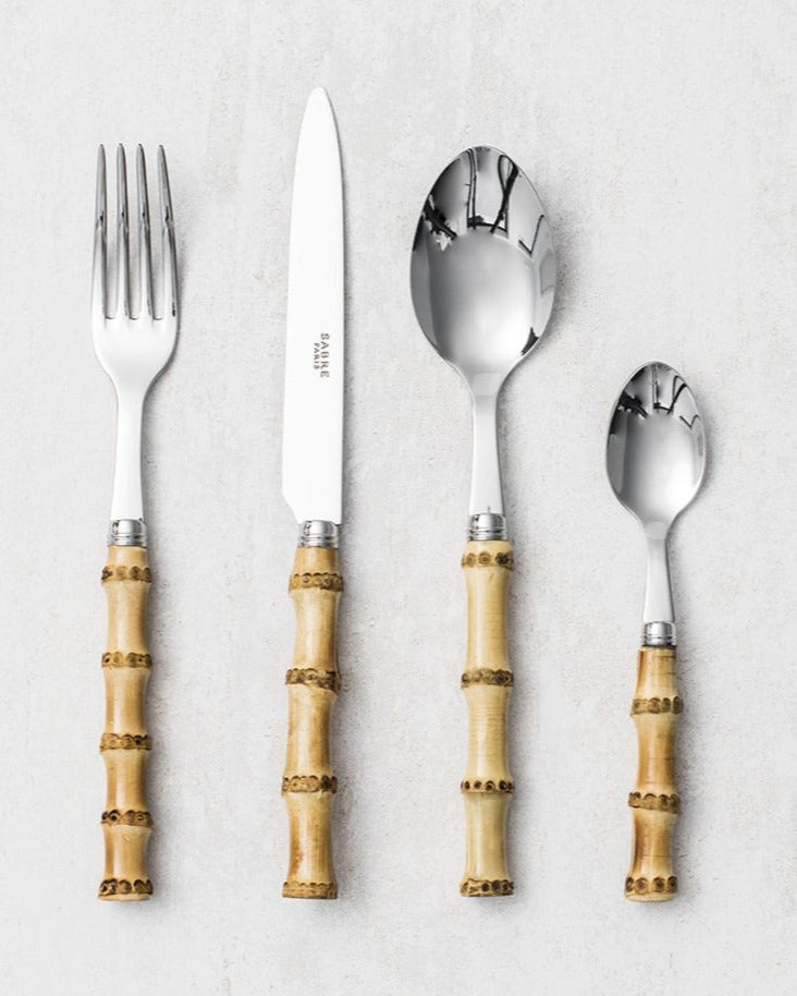 Sabre Paris Panda Bambu Cutlery Set - 4 Piece 