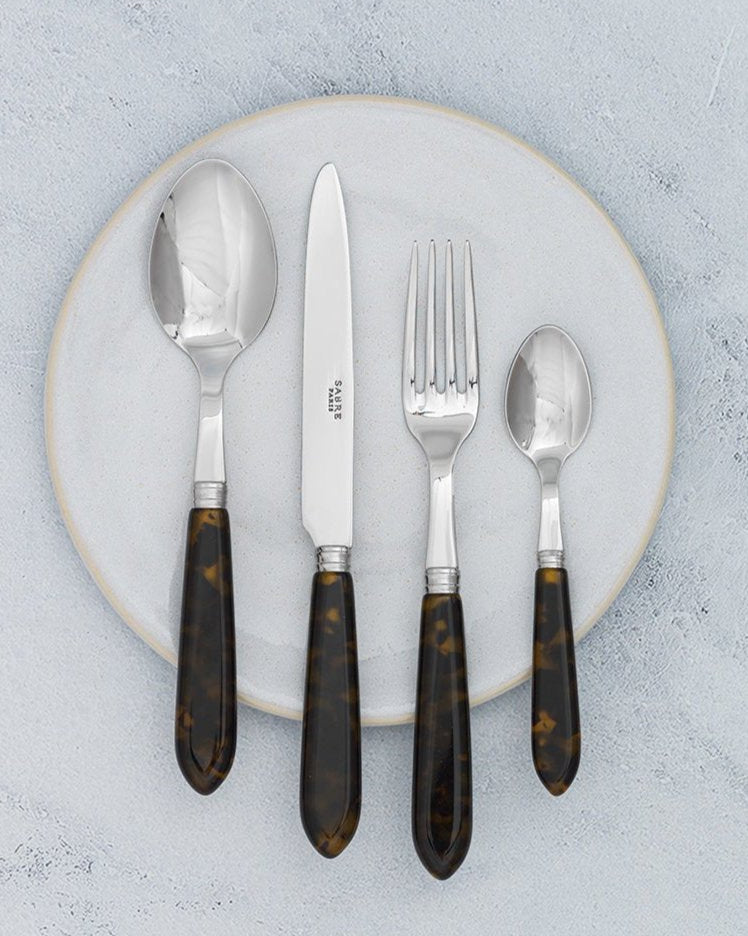 Tortoise Cutlery set - 24 piece 